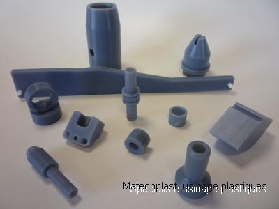 Matière plastique usinée CESTIDUR-TIVAR DS-POLYSTONEMGRIS